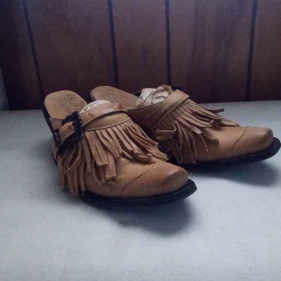 Old Gringo Dora Western Fringe Mules - Picture 11 of 16